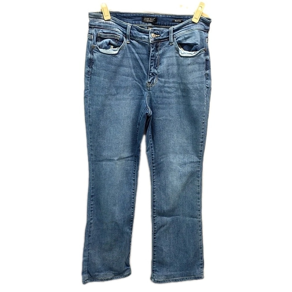 Judy Blue Boot Cut Jeans Medium Wash Stretch Denim Casual sz 14W